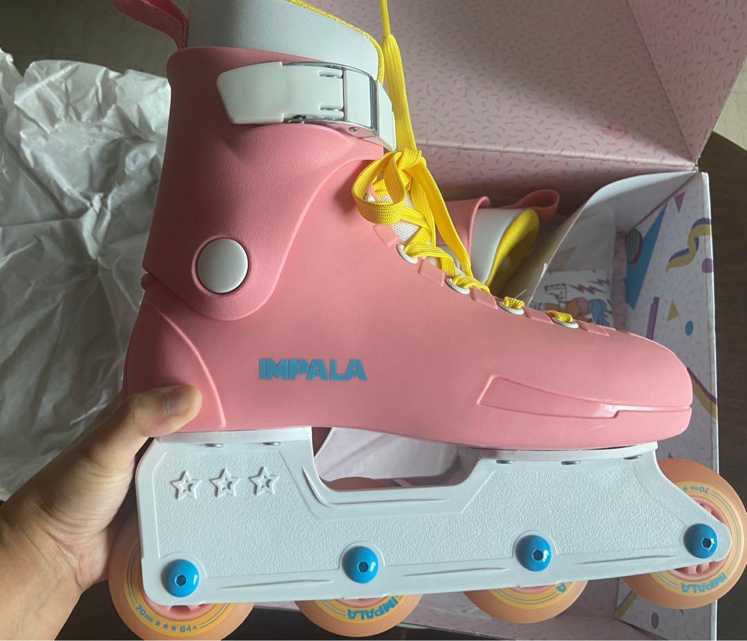 Impala Lightspeed Inline Skates PinkPink/Yellow/5/EU/36, Hobbies