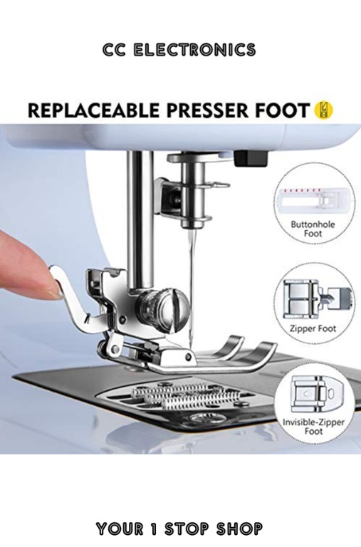 INSTOCK Magicfly Sewing Machines for Beginners, 12 Builtin Stitches