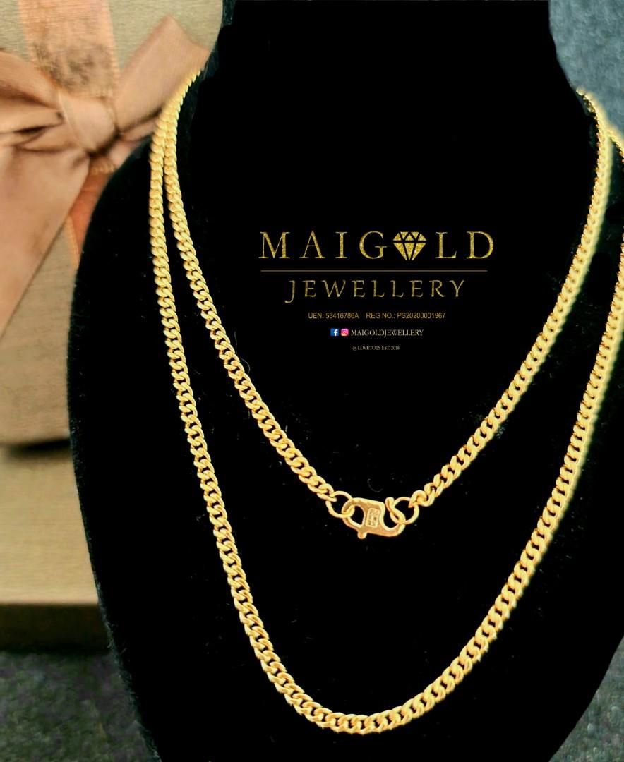 INSTOCK NEW 916 GOLD MINI MILO CHAIN Women s Fashion Jewelry