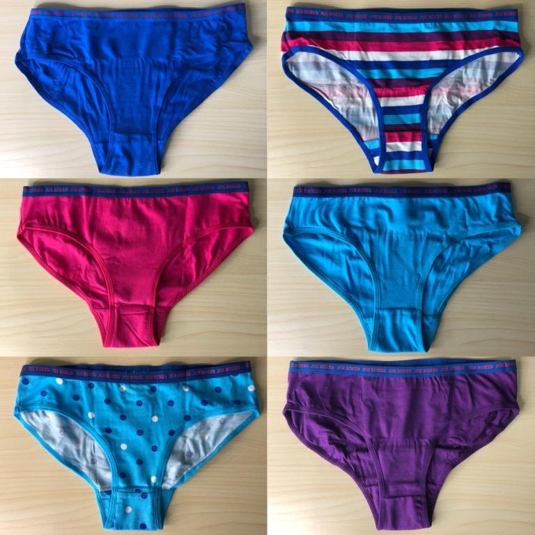 JOE BOXER Girls Women Underwear Bikini Blue, Imported from Canada, Women's  Fashion, Undergarments & Loungewear on Carousell