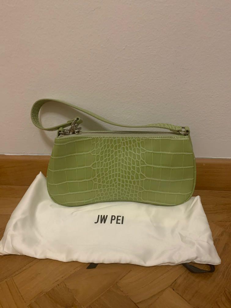 Sage green shop croc bag