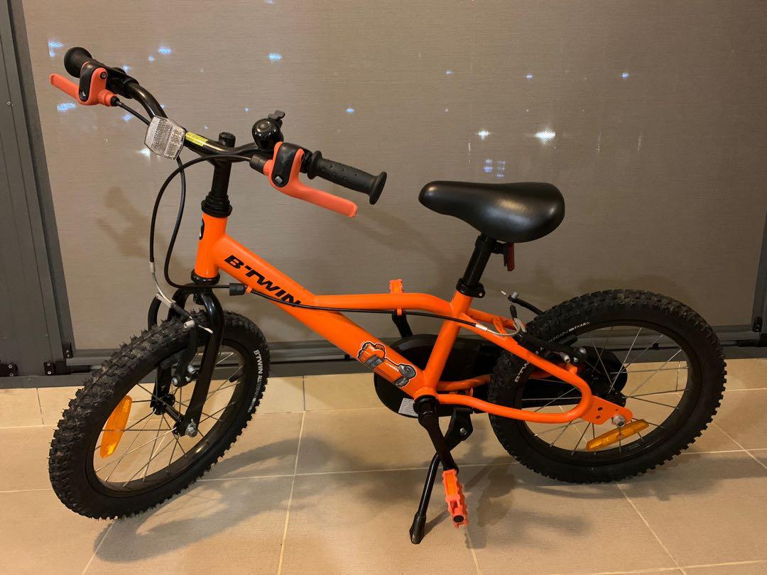 Btwin orange new arrivals bike