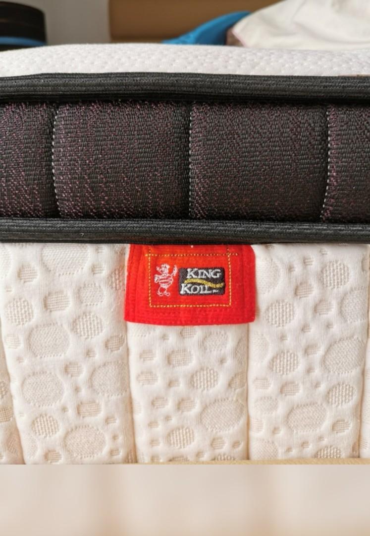 King koil actipro King size 9 zones super back mattress, Furniture