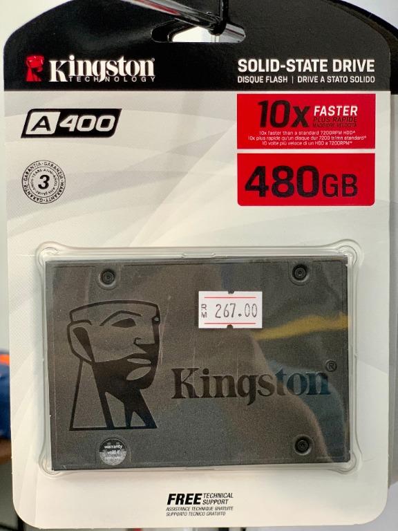 Kingston 480gb ssd on sale a400