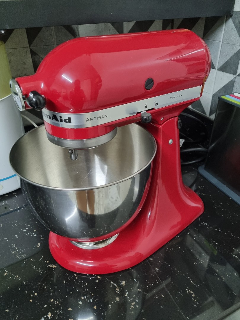 KitchenAid Artisan Stand Mixer RED, TV & Home Appliances, Kitchen