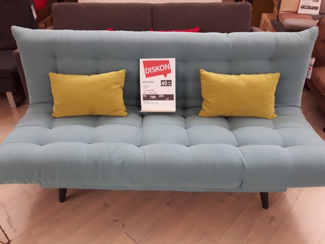Kredit Relax Sofa Bed proses cepat dan mudah, Perabotan Rumah di Carousell