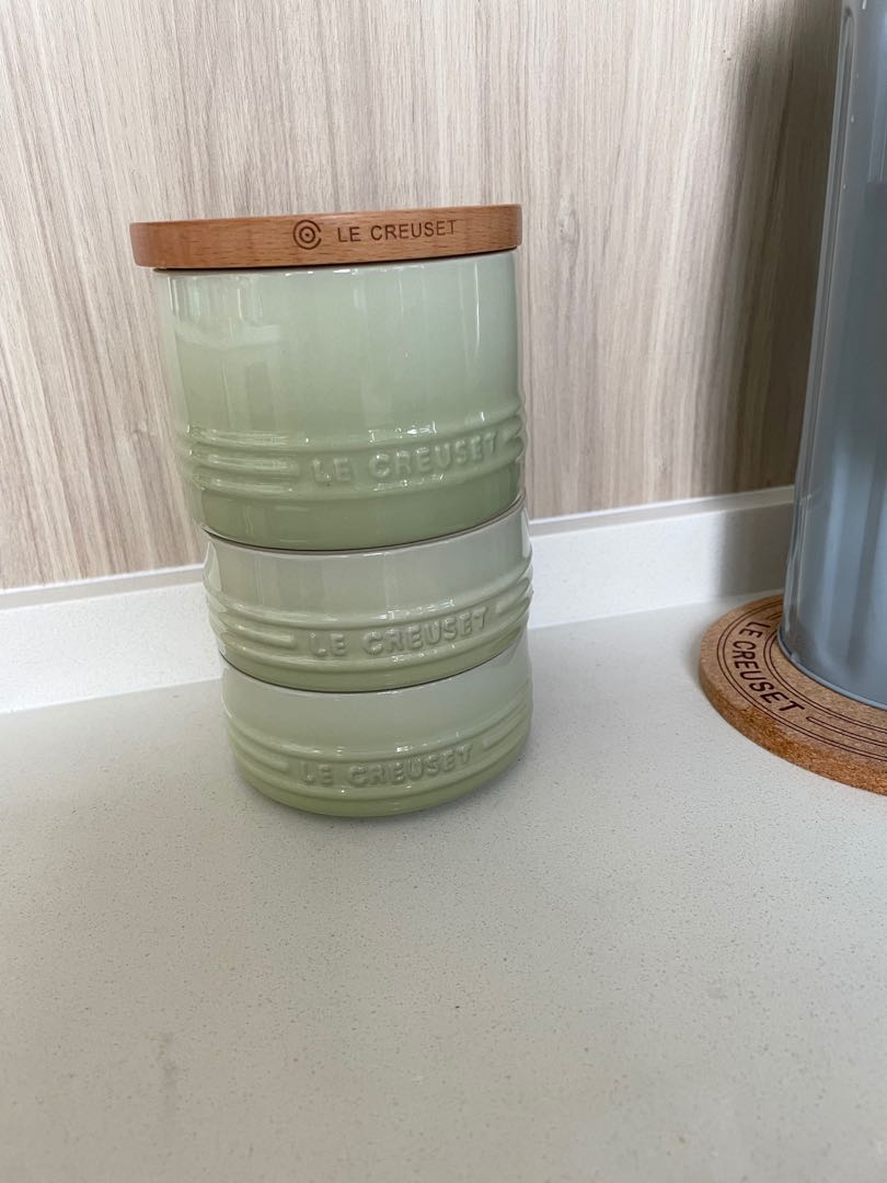 Le Creuset Wasabi Stacking Ramekins, Furniture & Home Living