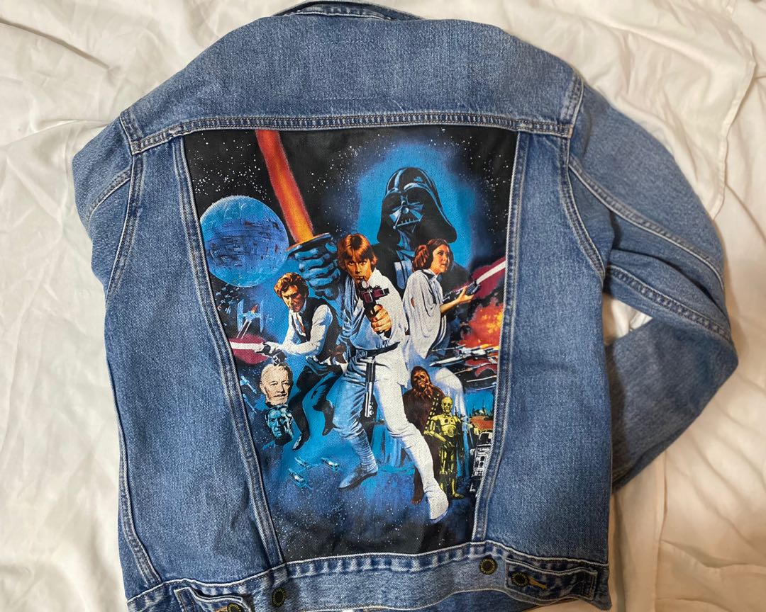 levi's star wars denim jacket, Women's Fashion, Coats, Jackets and  Outerwear on Carousell