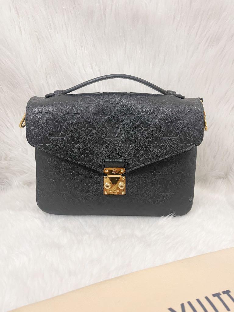 Louis Vuitton Pochette Metis Noir 2017 Black Monogram Empreinte