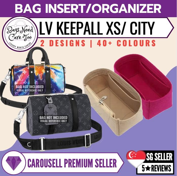LV Keepall XS/ City/ 25 Bag Organiser Inner Bag Insert Organizer