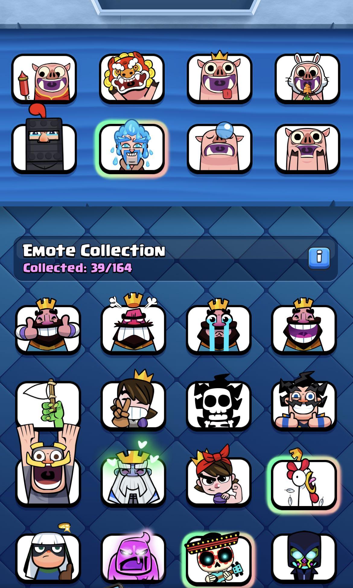 Clash Royale log bait Max account KT-14, Lvl-50 Stacked Account Arena 19