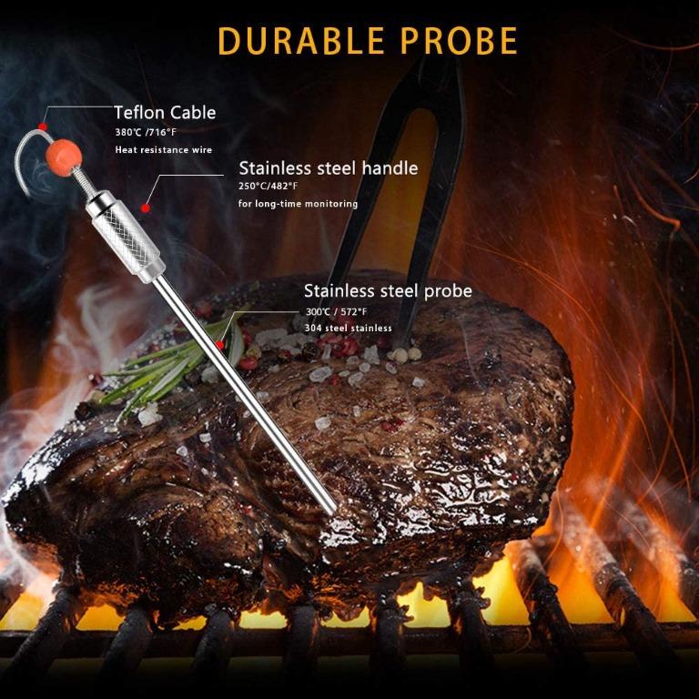 Waterproof Thermometer Hybrid Probe Replacement for Digital Cooking Food Meat  Thermometer