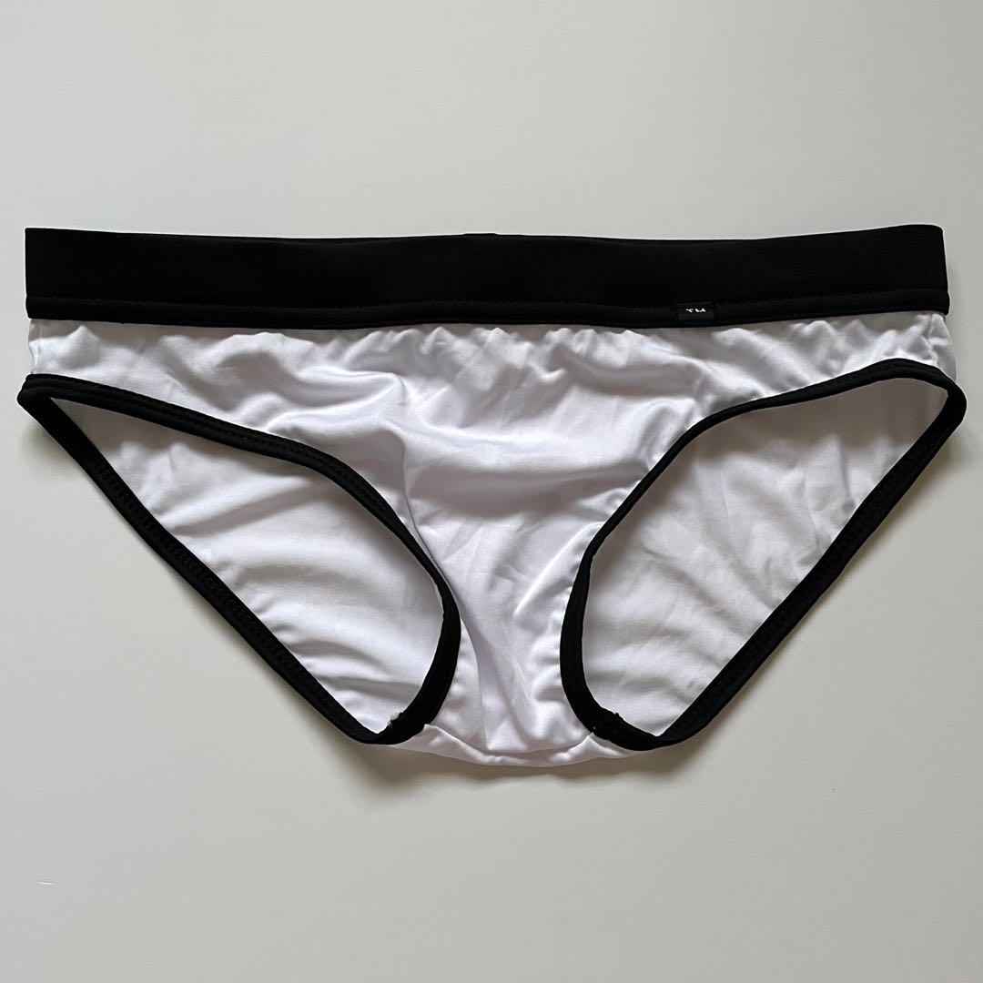 Men white Underwear brief, Men's Fashion, Bottoms, New Underwear on ...