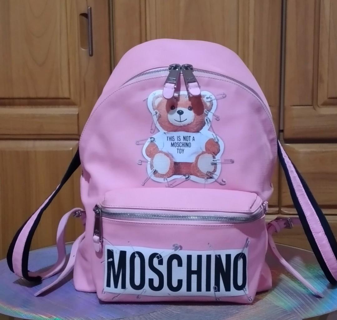 MOSCHINO Pink Backpack Women s Fashion Bags Wallets Backpacks