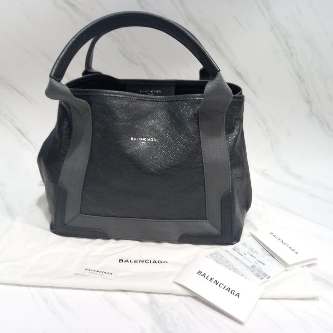 Balenciaga cabas leather deals