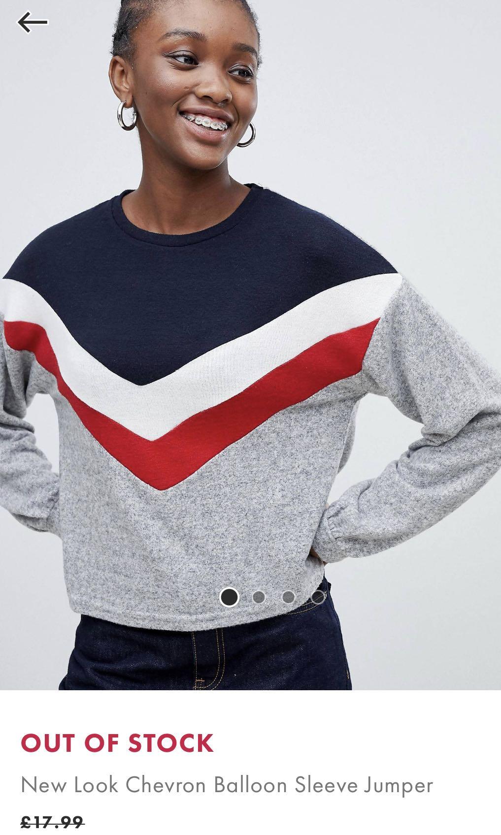 New look top chevron jumper