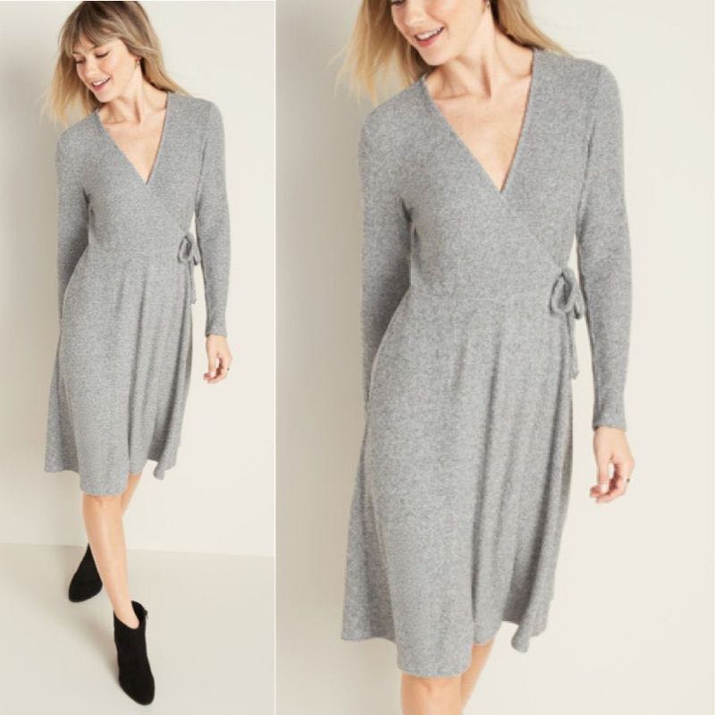 SelaluUntung Old Navy - Wrap Knit Dress 