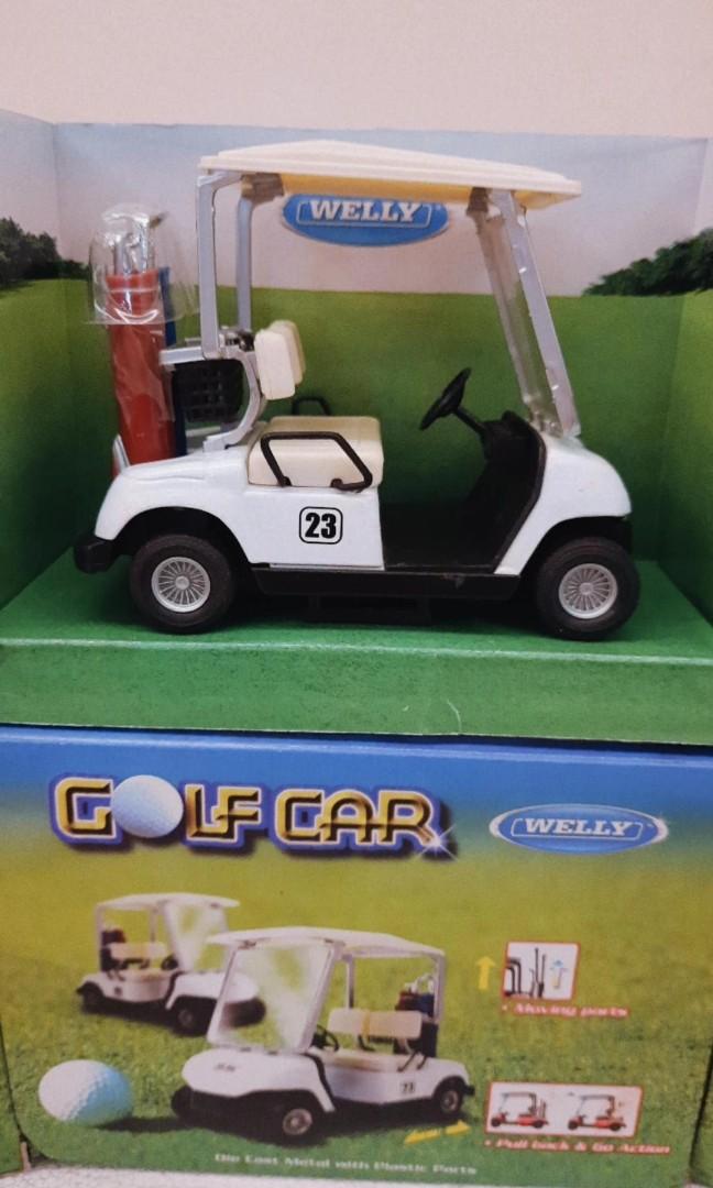 Original welly diecast golf cart, Antik, Pajangan di Carousell