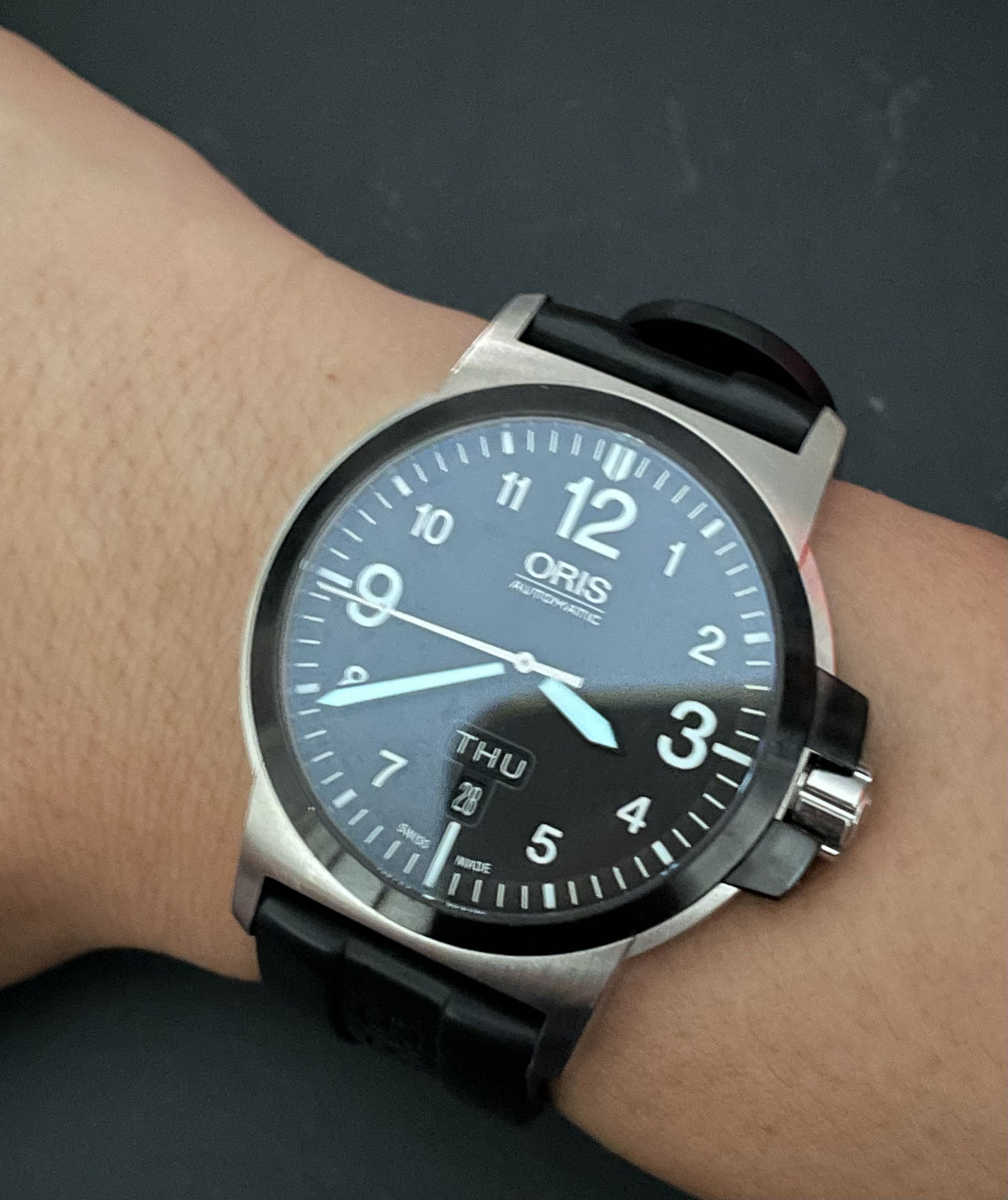 Oris BC3 Advanced Day Date month end deal Luxury Watches on