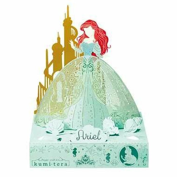 Paper Craft kit Kumitera 紙工藝套件 KT003 Ariel 美人魚 旺角信和店 批發另議, 興趣及遊戲, 手作