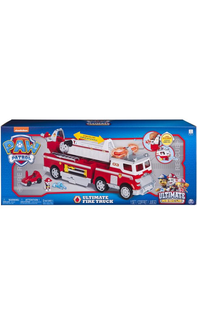Paw patrol ultimate on sale fire rescue toys