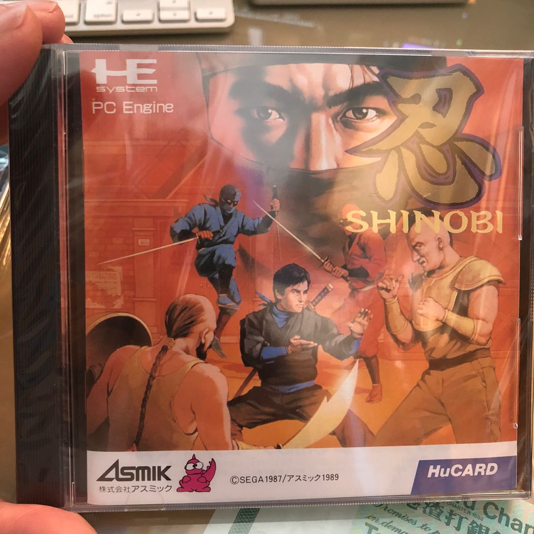 全新罕有未開封PC-Engine Shinobi 忍, 電子遊戲, 電子遊戲, 其他