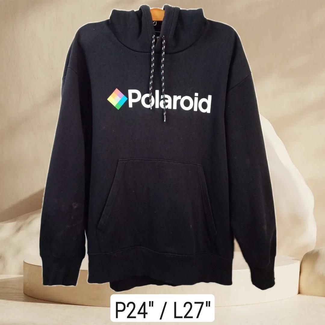 Polaroid store hoodie blue