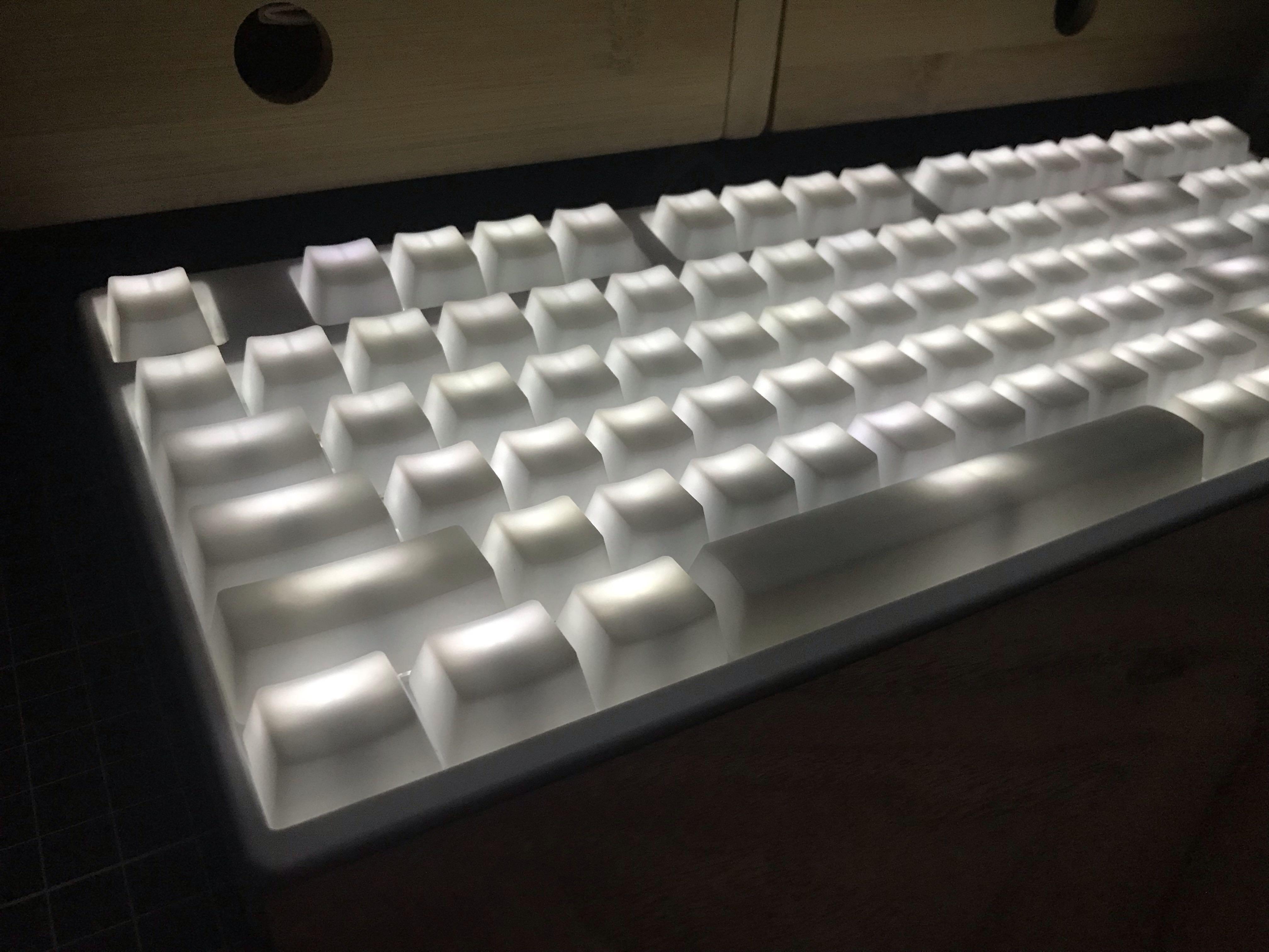 POM Jelly Sugarcube inspired 108 keycaps set, Computers & Tech 
