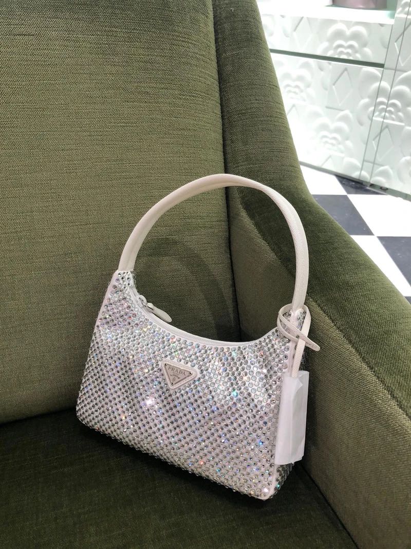 Prada crystal bag, Women's Fashion, Bags & Wallets, Shoulder Bags on  Carousell