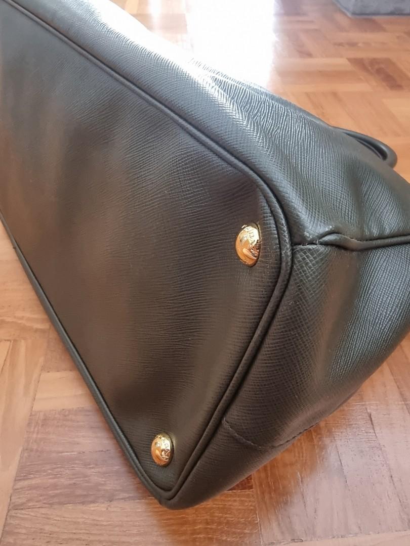 Large Prada Galleria Saffiano Leather Bag 1BA274, Black, 32*24*13.5cm