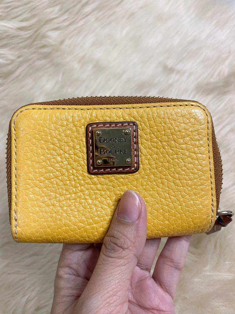 Dooney and clearance bourke yellow wallet