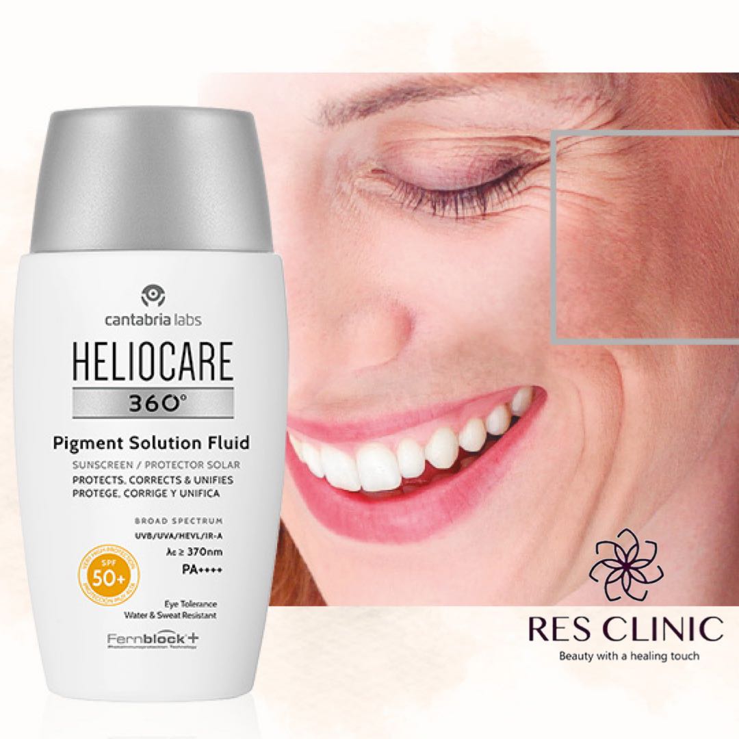[RES CLINIC] HELIOCARE 360 Pigment Solution Fluid SPF 50+ 50ml, Beauty