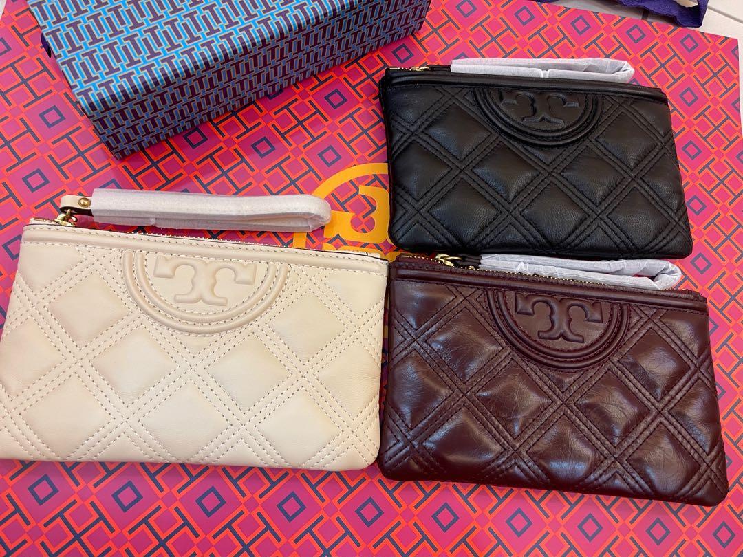 Ready Stock authentic Tory Burch soft Fleming wristlet clutch pouch quilted  Fleming, Luxury, Bags & Wallets on Carousell
