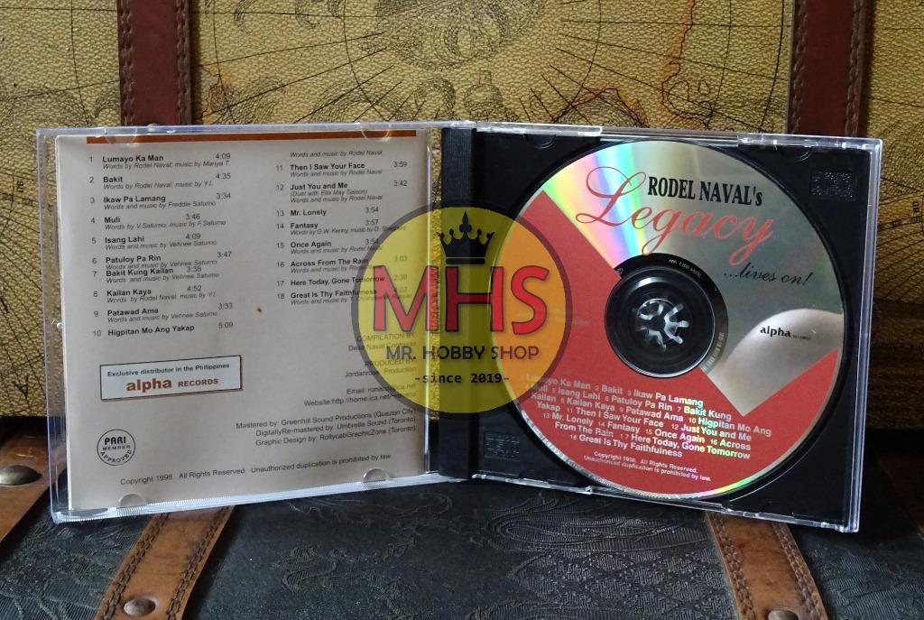 Rodel Naval's : Legacy...lives on! CD (100% Original Copy), Hobbies ...