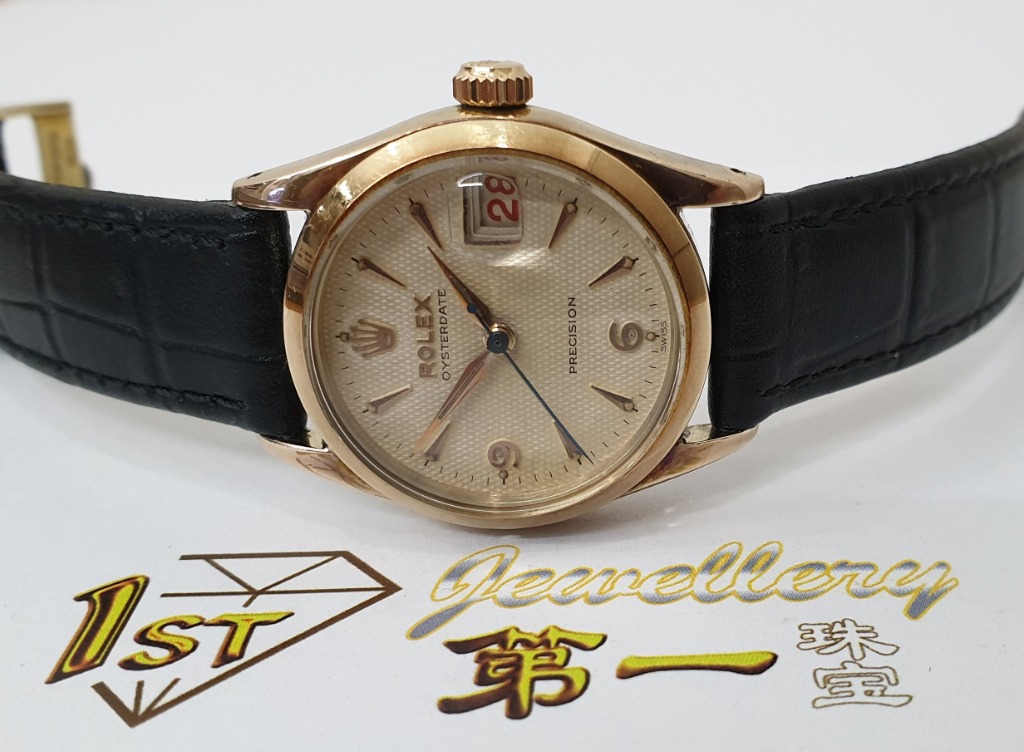 ROLEX VINTAGE OYSTERDATE PRECISION WATCH M 6466