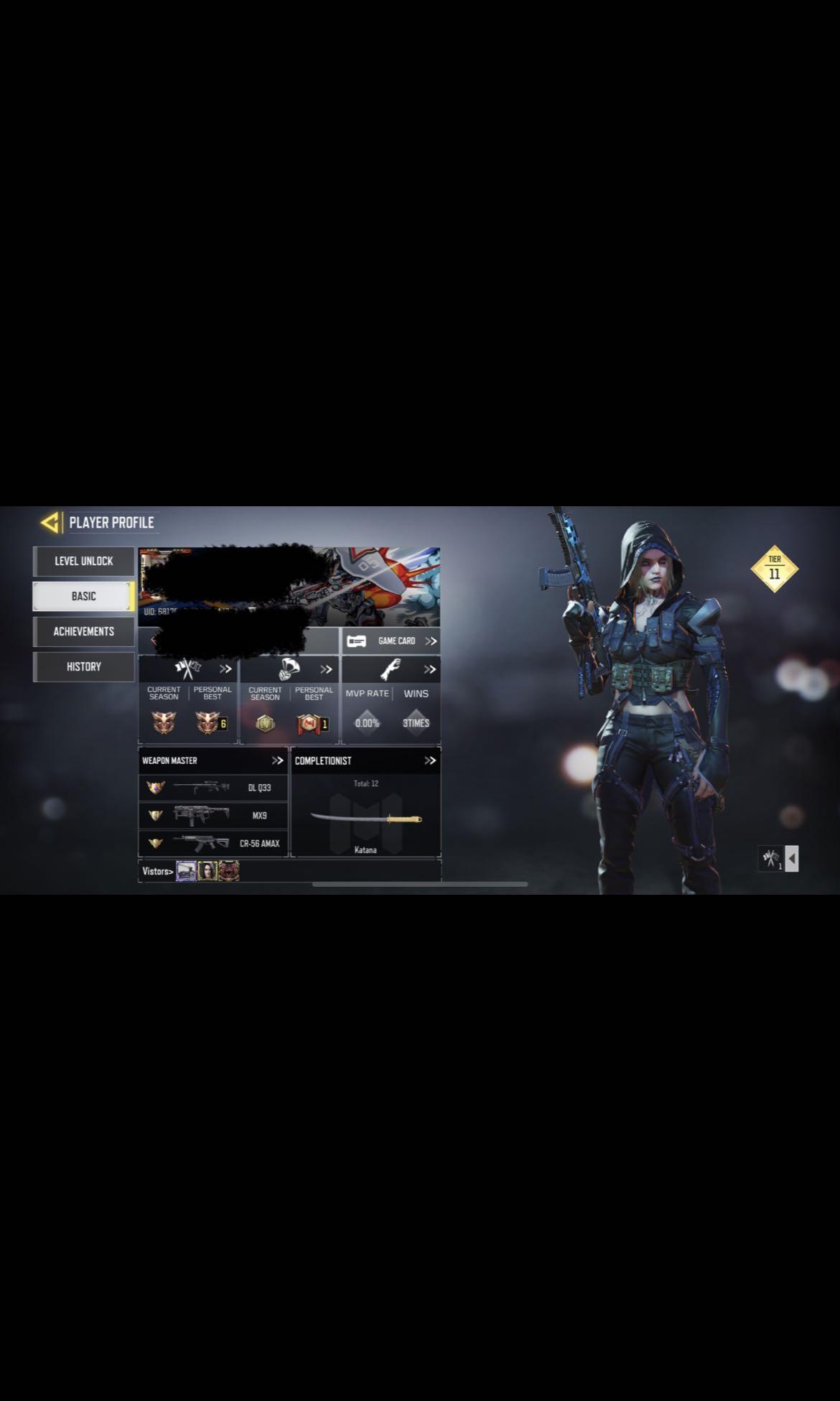 -Selling codm account urgent- (Category: Game Gift Cards & Accounts) located in Singapore. Submitted by minxbarber (Listing ID 1122314784, Image 1). Description: 74 characters 87 epic guns 1 legendary pistol 6 time legendary mp 1 time legendary br Can nego .
