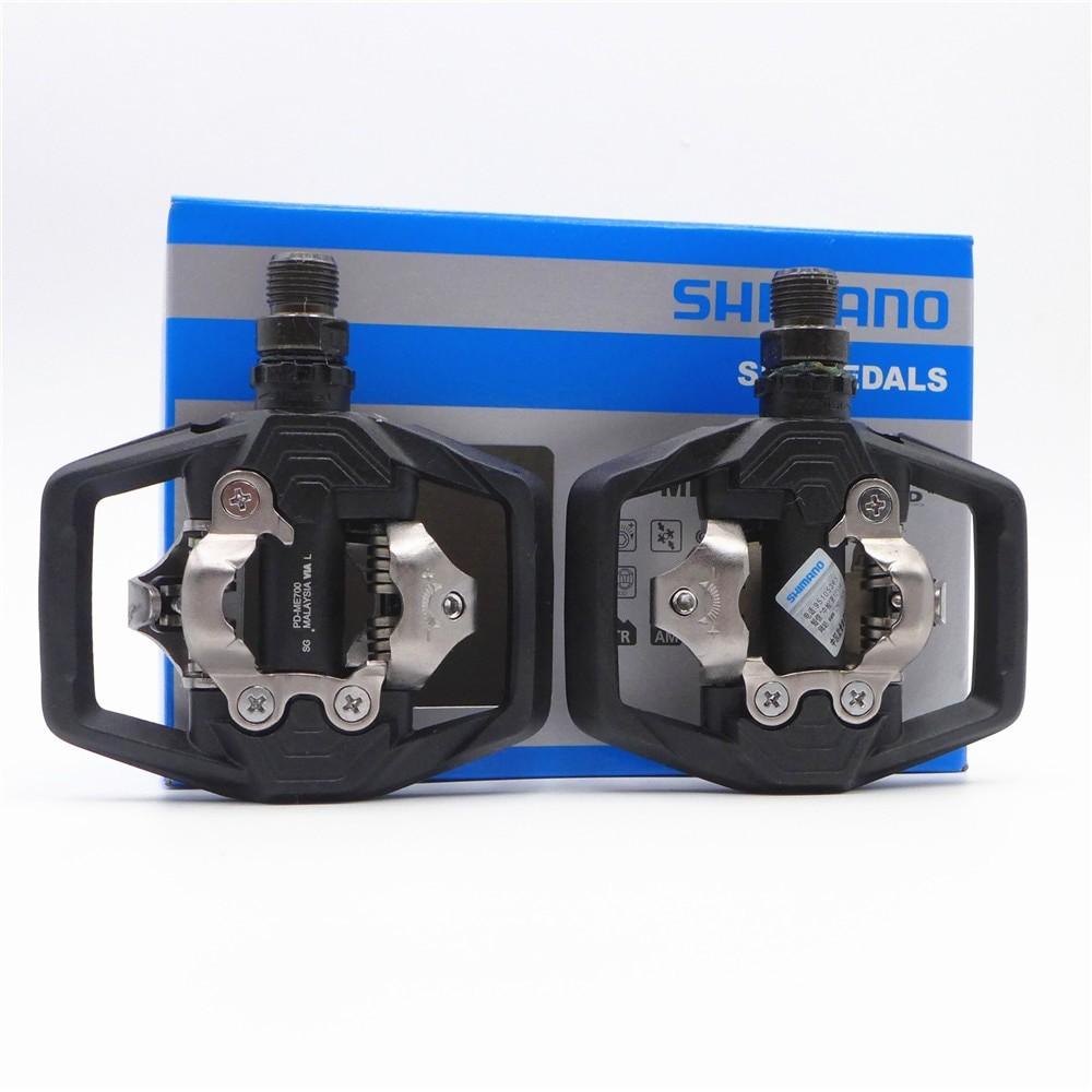 Shimano ME700 SPD pedals Sports Equipment Bicycles Parts