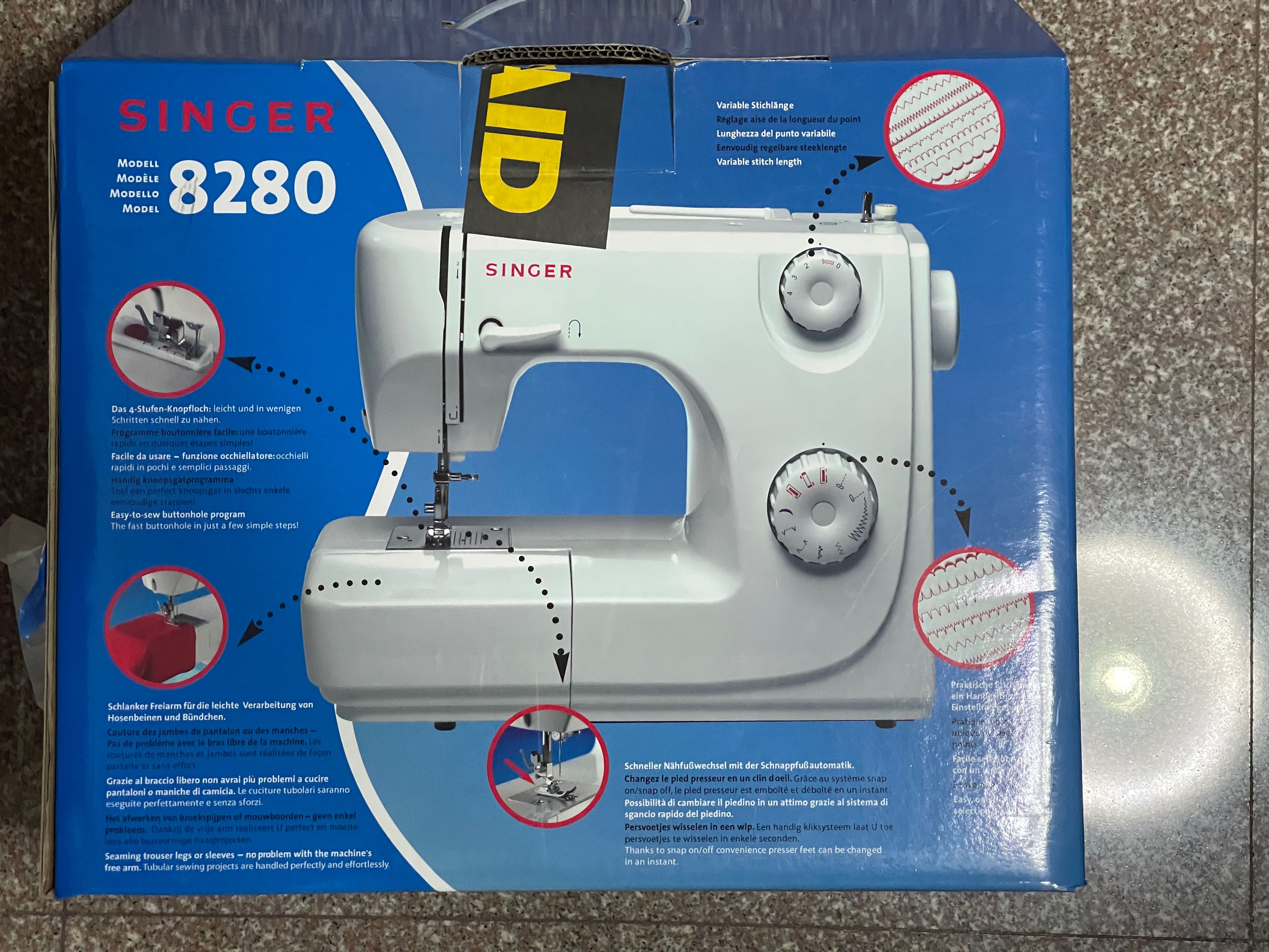 Singer 8280 Sewing Machine, TV & Home Appliances, Other Home Appliances