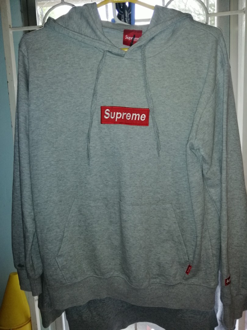 Grey supreme jacket sale
