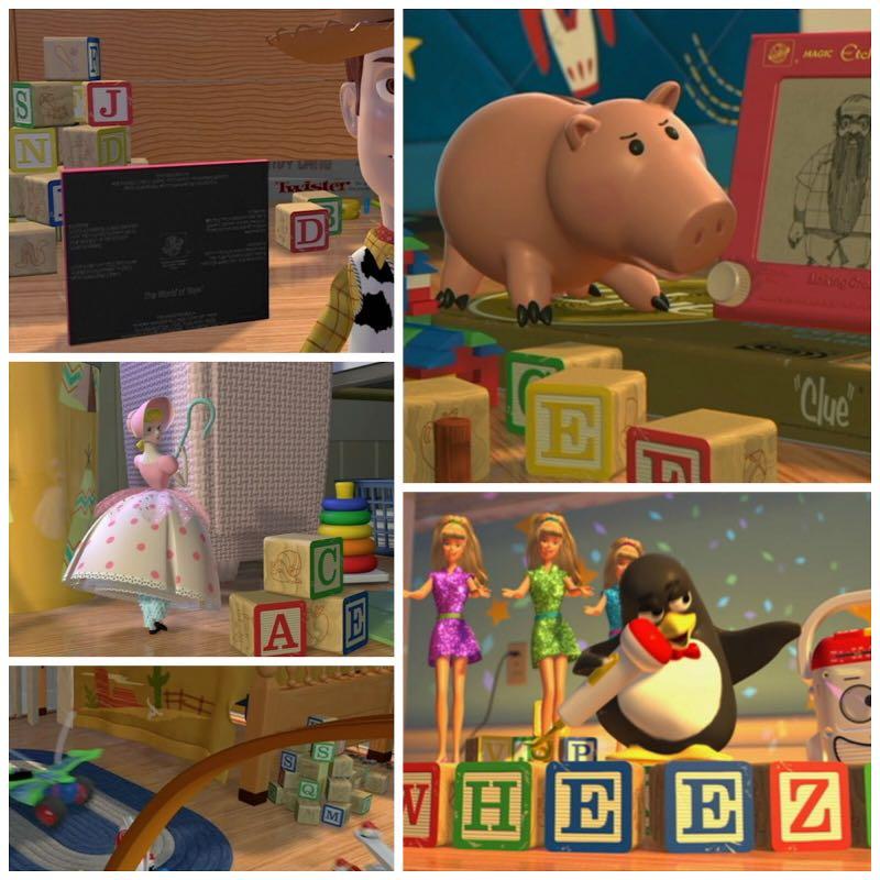 Toy story blocks by Melissa and doug and other party Hobbies