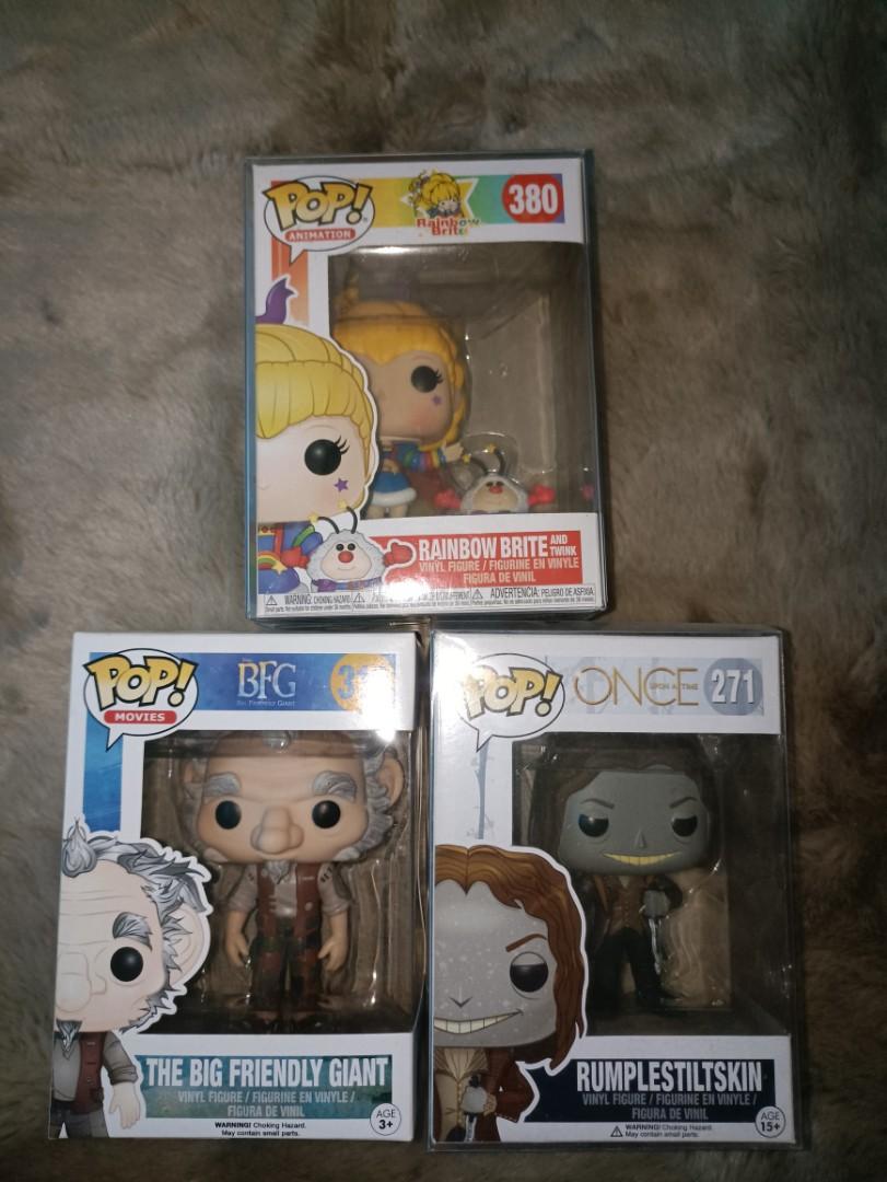 Transformers, Marilyn Monroe, BFG, Rumplestiltskin, Rainbow Brite, etc (Category: Figurines & Statues) located in San Pedro. Submitted by vainmaldita (Listing ID 1122351501, Image 2). Description: Box condition varies All NOOB Rumplestiltskin (Vaulted) - 1500 (8/10) Sabo - 800 BFG (Vaulted)- 1000 --- Transformers Jazz - 800 Soundwave (GameStop) - 1000 ---- Hans Gruber - 500 Guillermo del Toro - 500 Marilyn Monroe - 600 Allison - 600 Rainbow Brite