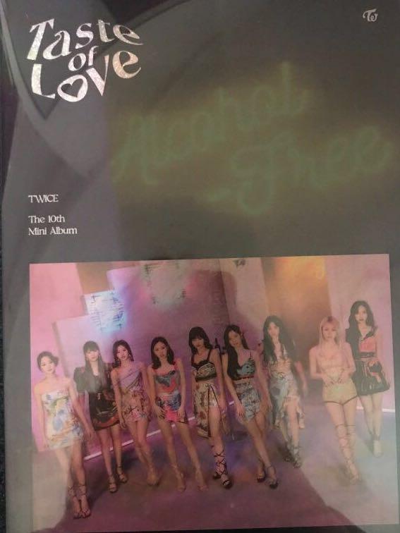 Twice Taste Of Love Album Fallen Version Complete Inclusions With Pob And Ktown4u Pob Hobbies Toys Memorabilia Collectibles K Wave On Carousell