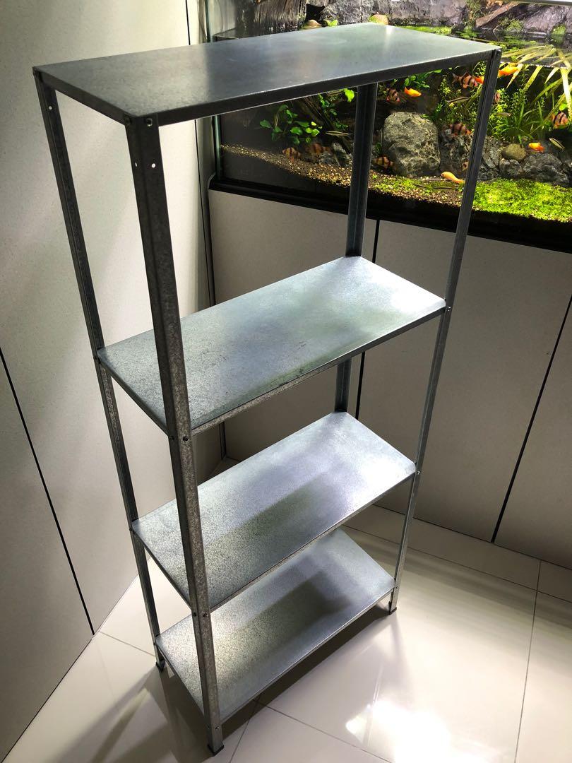 Used IKEA HYLLIS shelving unit for in/outdoor, Furniture & Home Living