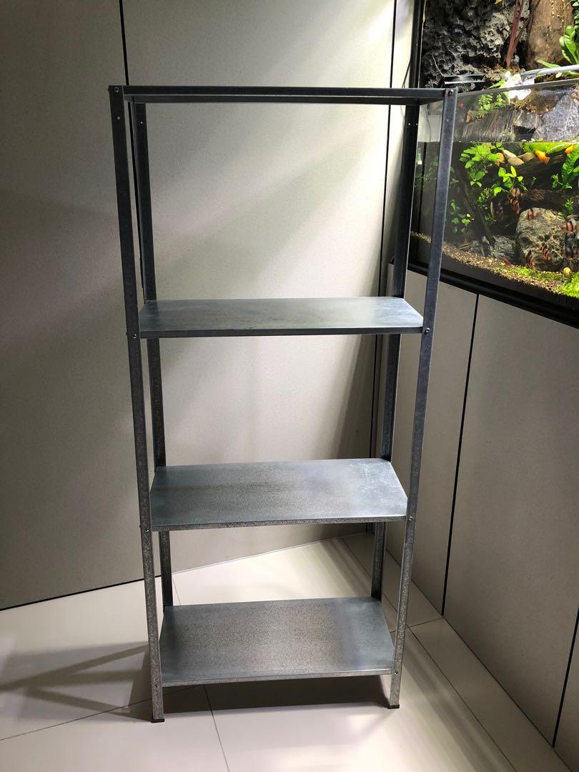 Used IKEA HYLLIS shelving unit for in/outdoor, Furniture & Home Living