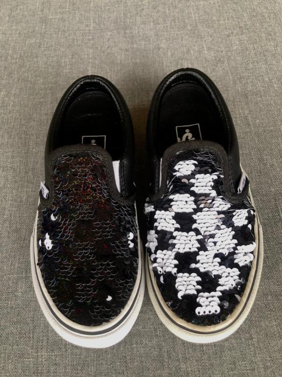 Vans black deals sequin shoes