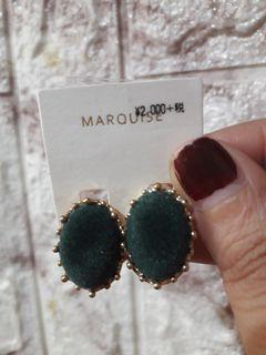 Vintage Marquise Clip-On Earrings