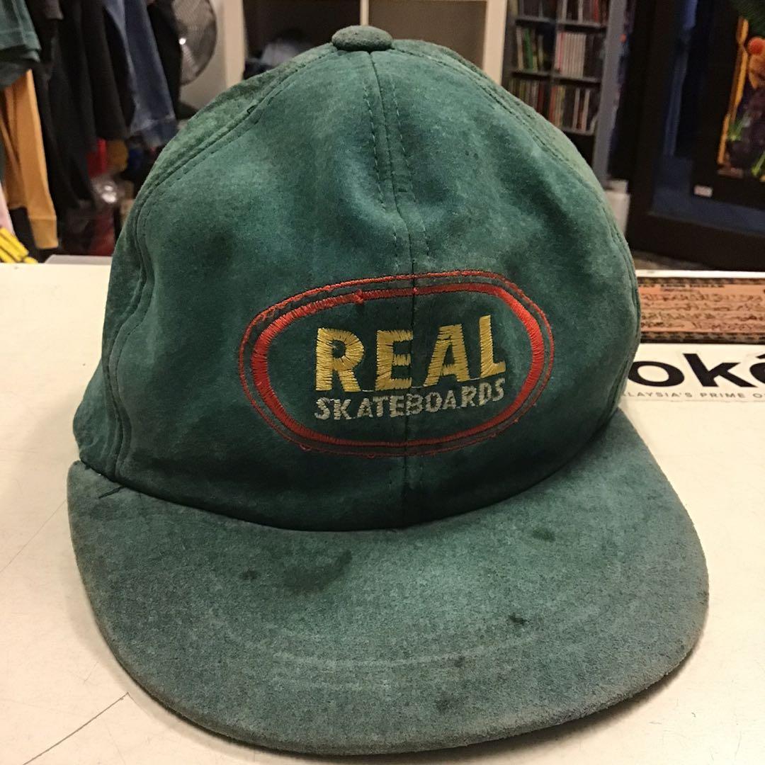Vintage Real skateboards cap, Men's Fashion, Watches & Accessories
