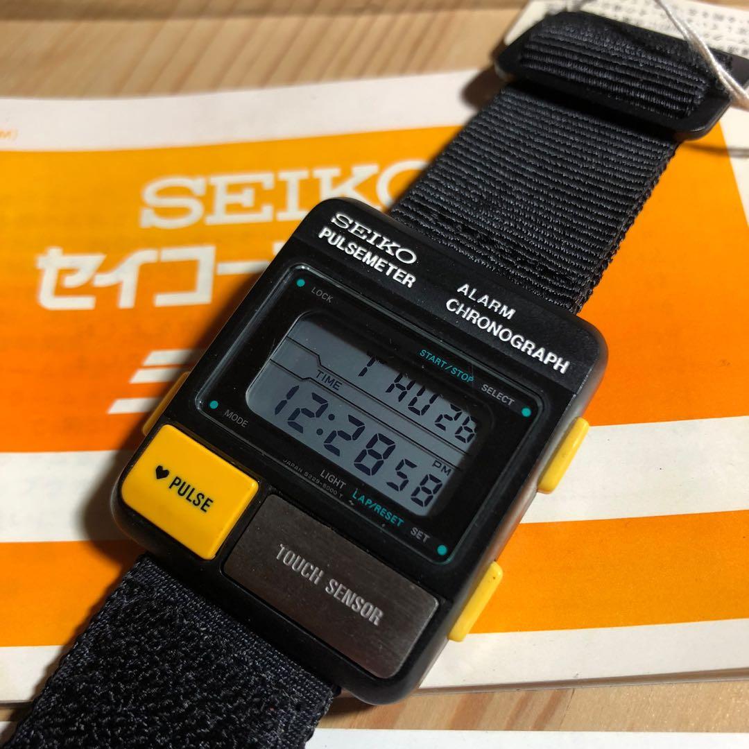 Vintage Seiko S229 Pulsemeter watch Hobbies Toys Memorabilia Collectibles Vintage Collectibles on Carousell