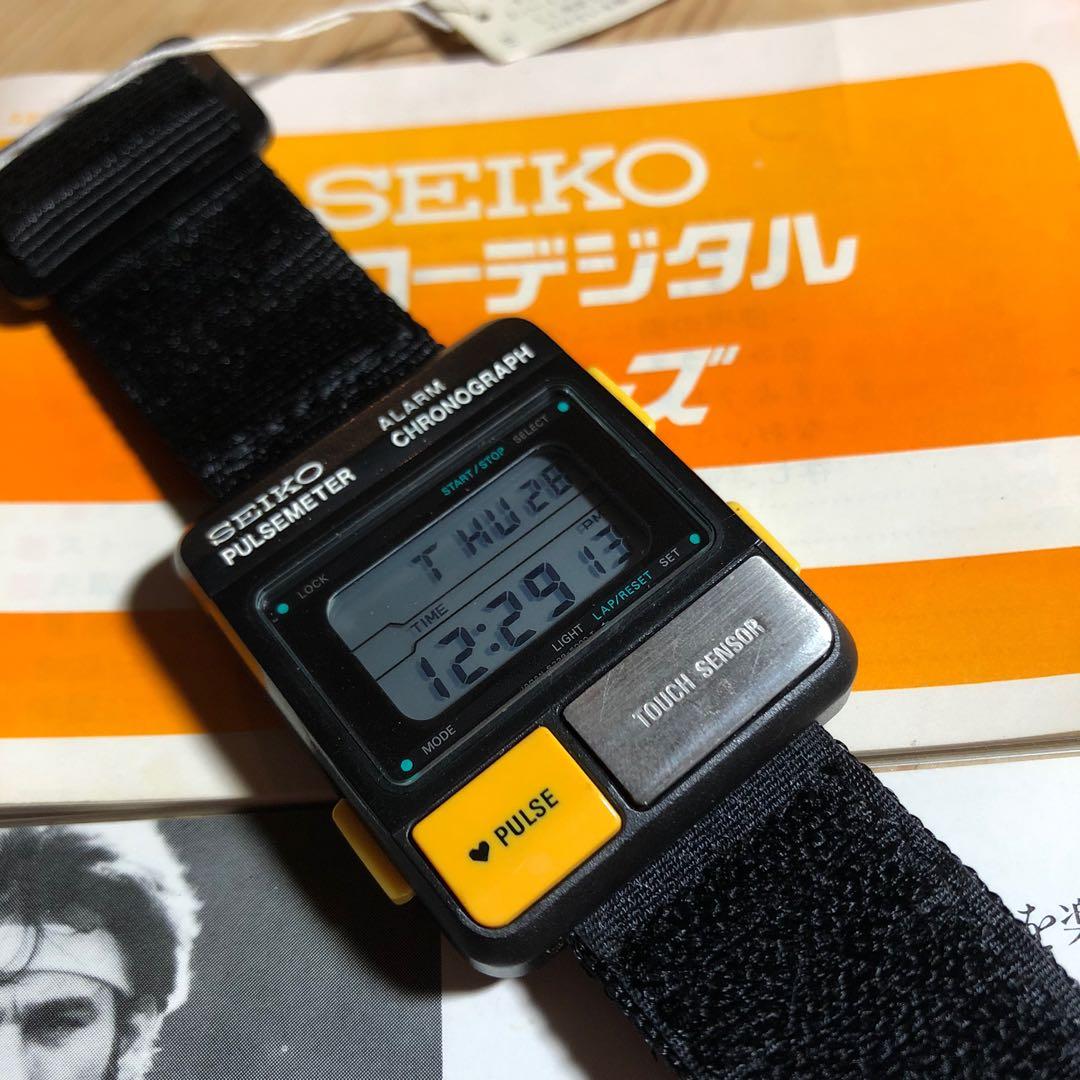 Vintage Seiko S229 Pulsemeter watch, Hobbies & Toys, Memorabilia &  Collectibles, Vintage Collectibles on Carousell