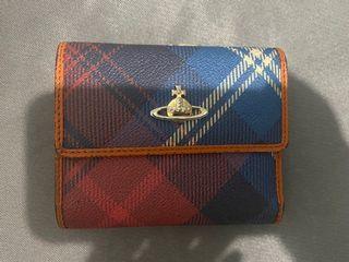 vivienne westwood格紋短夾